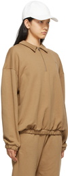 Totême Tan Monogram Tracksuit Sweatshirt