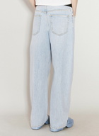 Alexander Wang Leather Belt Balloon Jeans