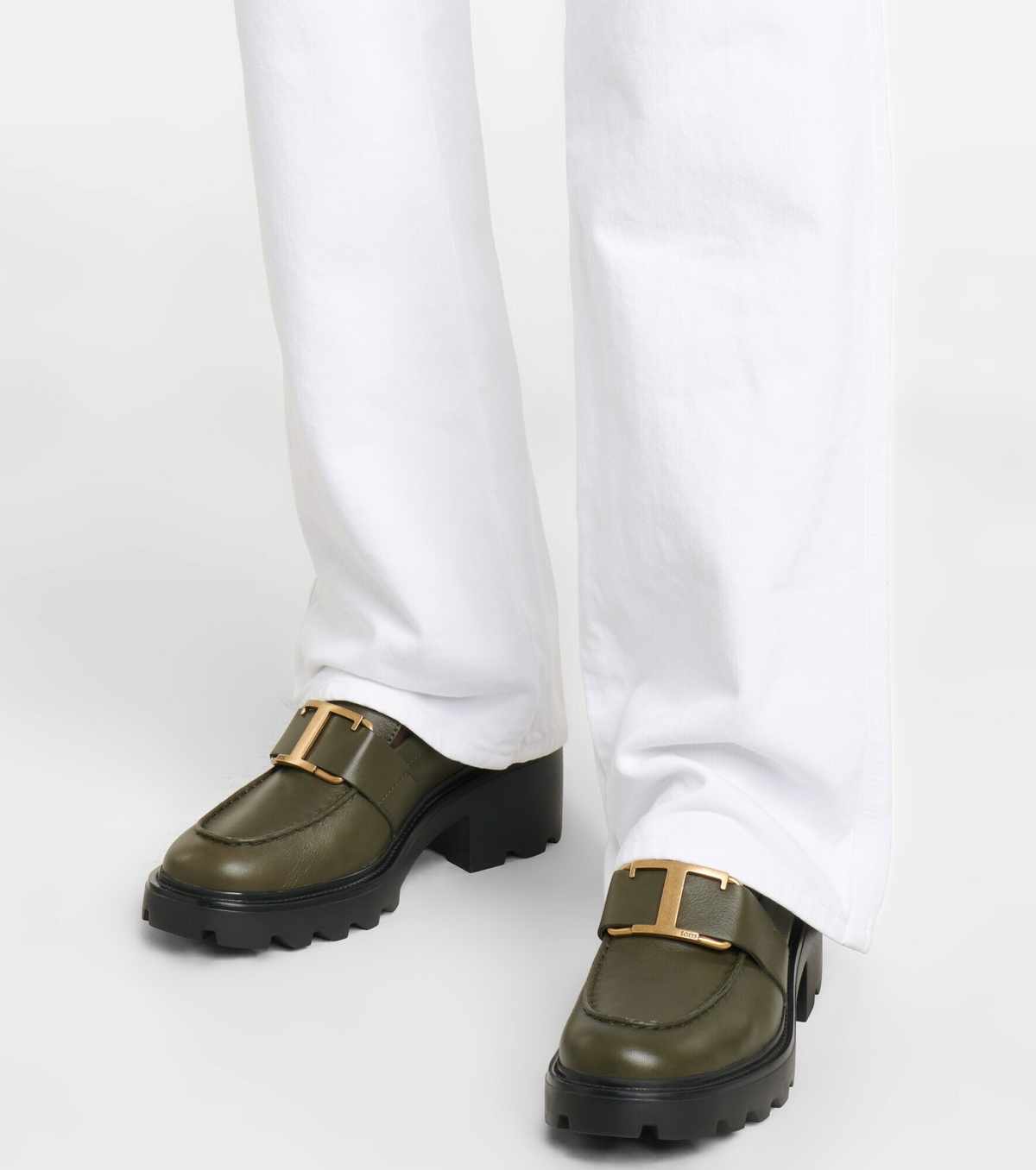 tod's platform loafers