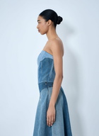 Levi's Structured Denim Bustier Top