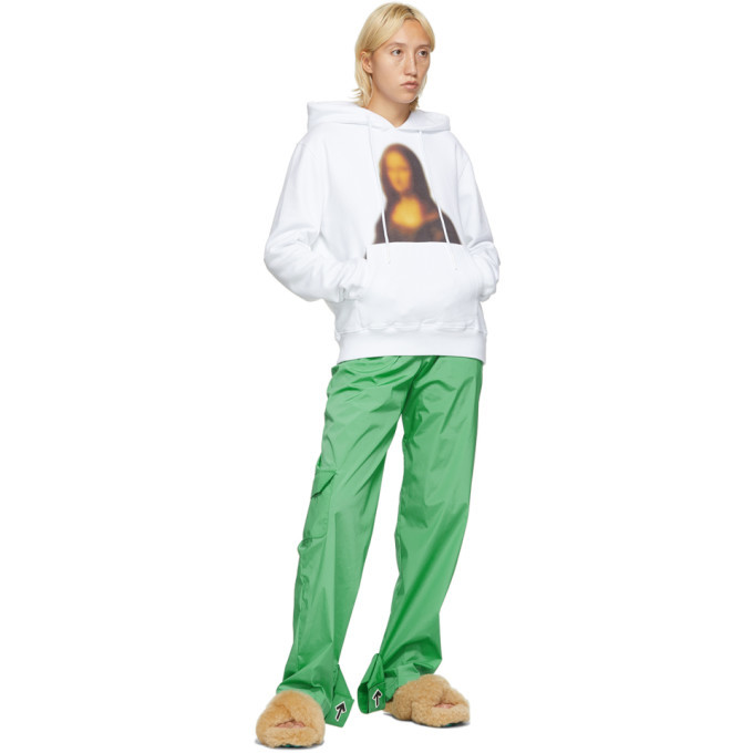 Off-White White Blurred Mona Lisa Hoodie Off-White