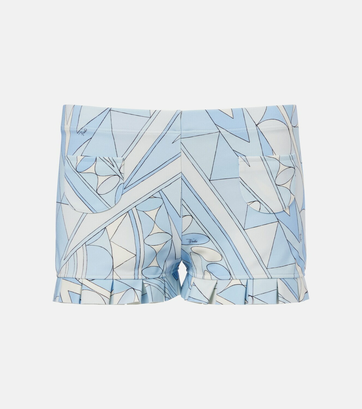 Pucci Manuba ruffled jersey shorts