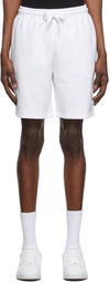 Lacoste White Cotton Shorts