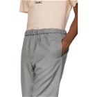 OAMC Grey Wool Cropped Trousers