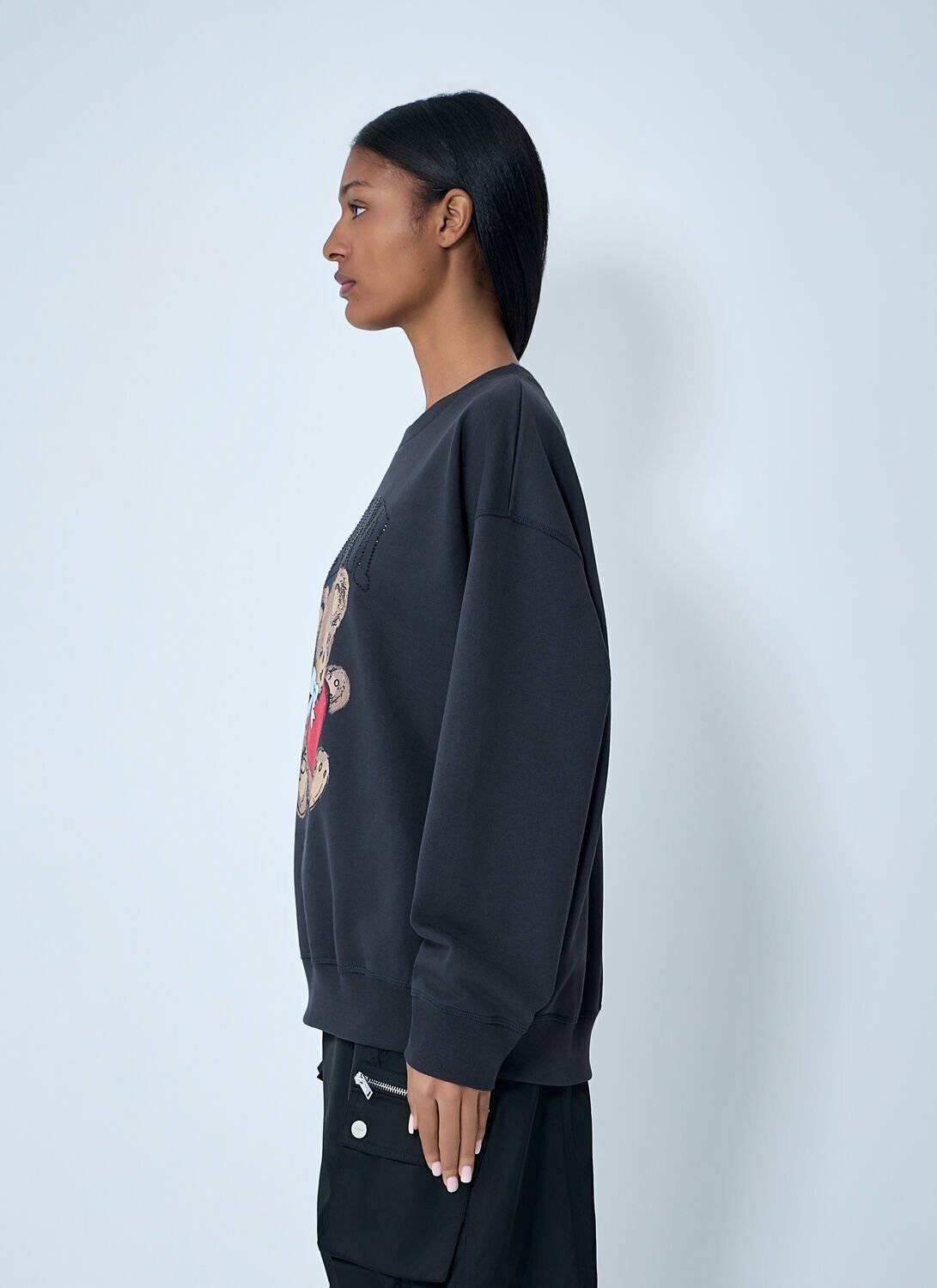 GANNI Logo Motif Sweatshirt