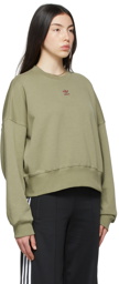 adidas Originals Khaki Adicolor Essentials Fleece Sweatshirt