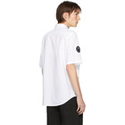 Raf Simons White Patches Slim Fit Short Sleeve Shirt