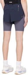 Soar Running Navy Trail Shorts