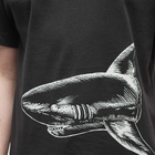 Palm Angels Men's Broken Shark T-Shirt in Black/Off White