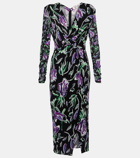 Diane von Furstenberg Vivianne floral jersey midi dress