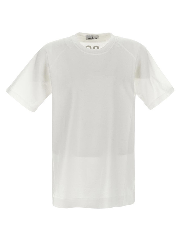 Photo: Stone Island Logo Embroidery T Shirt