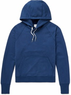 Drake's - Cotton-Jersey Hoodie - Blue