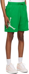 Nike Jordan Green Drawstring Shorts