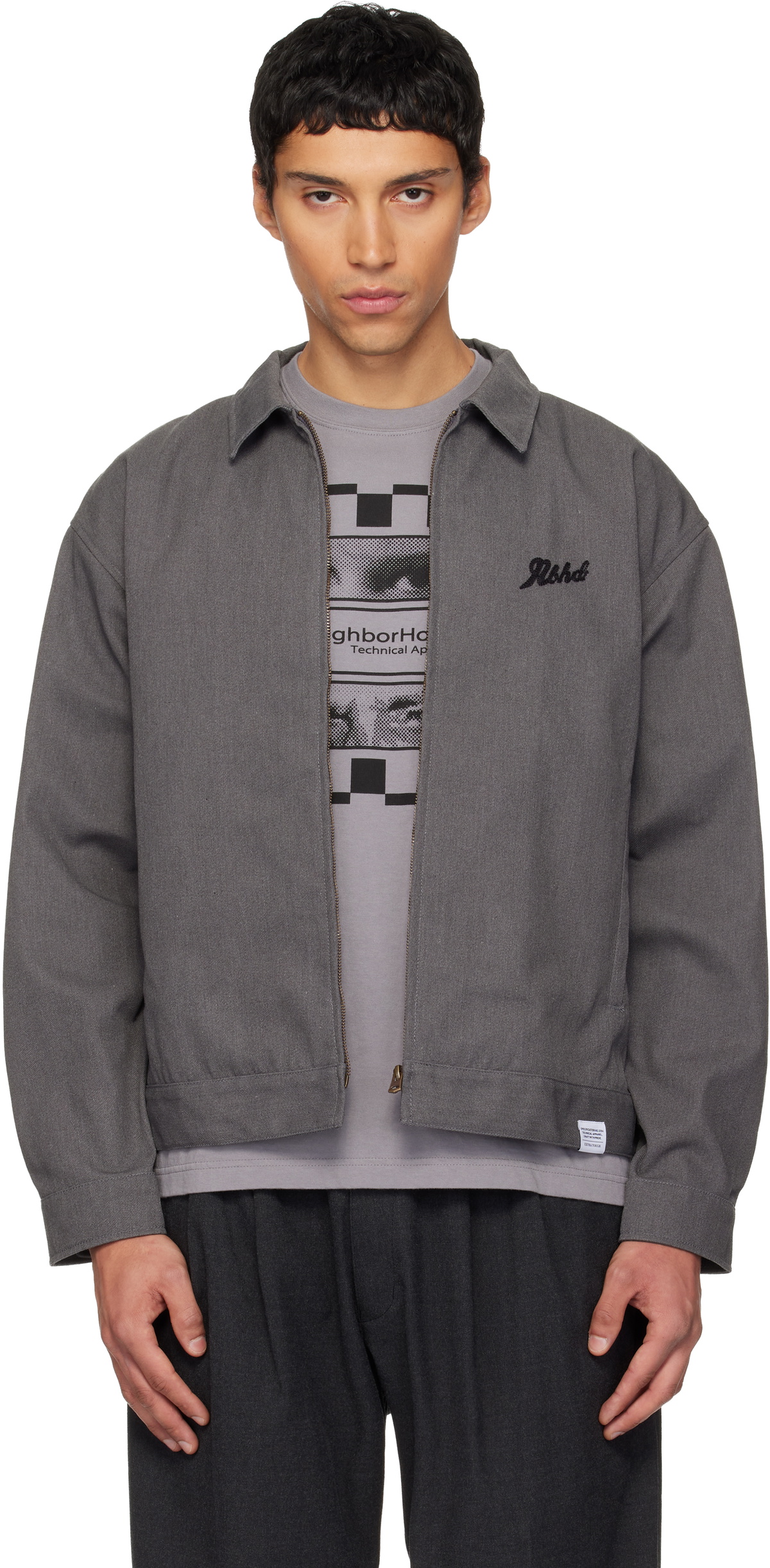 Neighborhood Men's x Malbon Golf Poler Jacket in Black Neighborhood