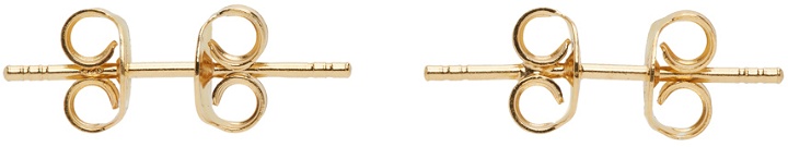 Photo: D'heygere Gold Double Backing Earrings
