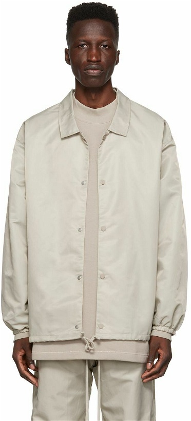 Photo: Essentials Gray Nylon Jacket