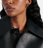 Ferragamo Gancini logo earrings