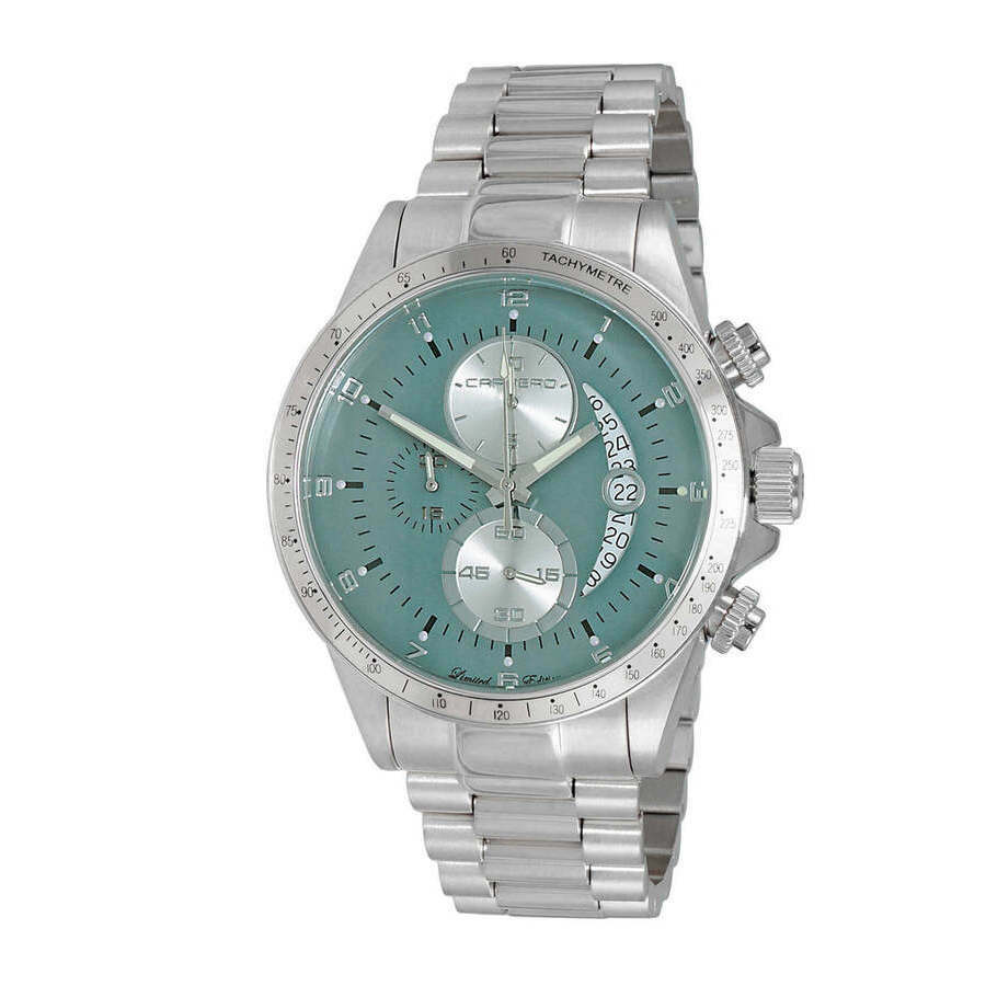 Torino Carrero Winner Circle Chronograph Quartz Green Dial Mens Watch JCISS101LGN