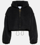 Patou Cropped teddy jacket