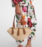 Dolce&Gabbana Capri Small raffia basket bag