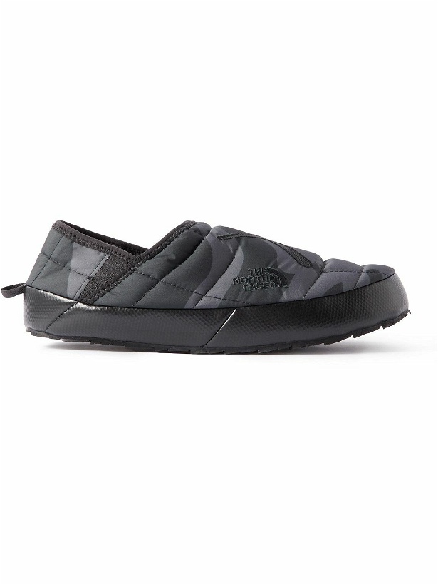 Photo: The North Face - XX KAWS Thermoball Quilted Ripstop Mules - Black