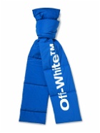 Off-White - Bounce Logo-Print Quilted Padded Shell Scarf
