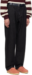 Uniform Bridge Black OG Wide Fatigue Jeans