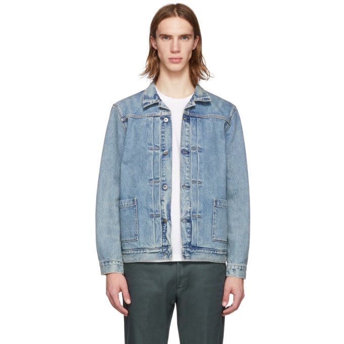 Photo: Levis Made and Crafted Blue Type II Worn Jacket