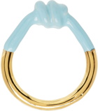 Marshall Columbia SSENSE Exclusive Blue Knot Ring