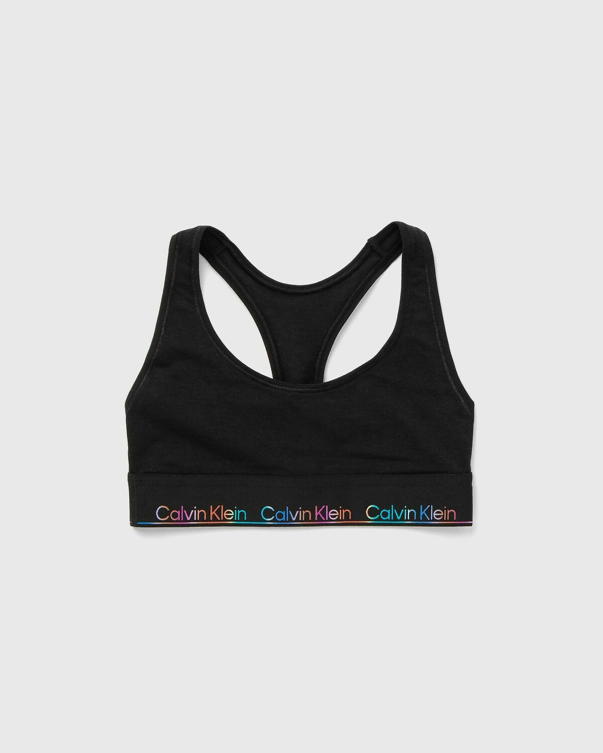 Calvin Klein Underwear ICON COTTON MODAL PRIDE UNLINED BRALETTE Black Womens (Sports-) Bra
