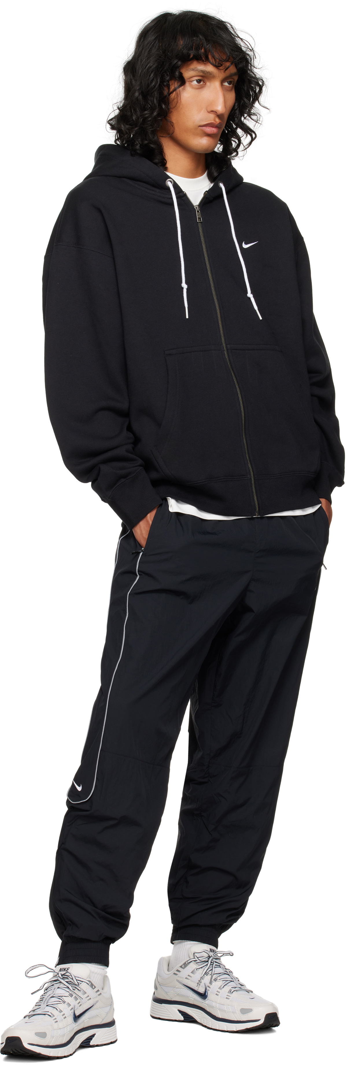Nike Black Solo Swoosh Track Pants Nike