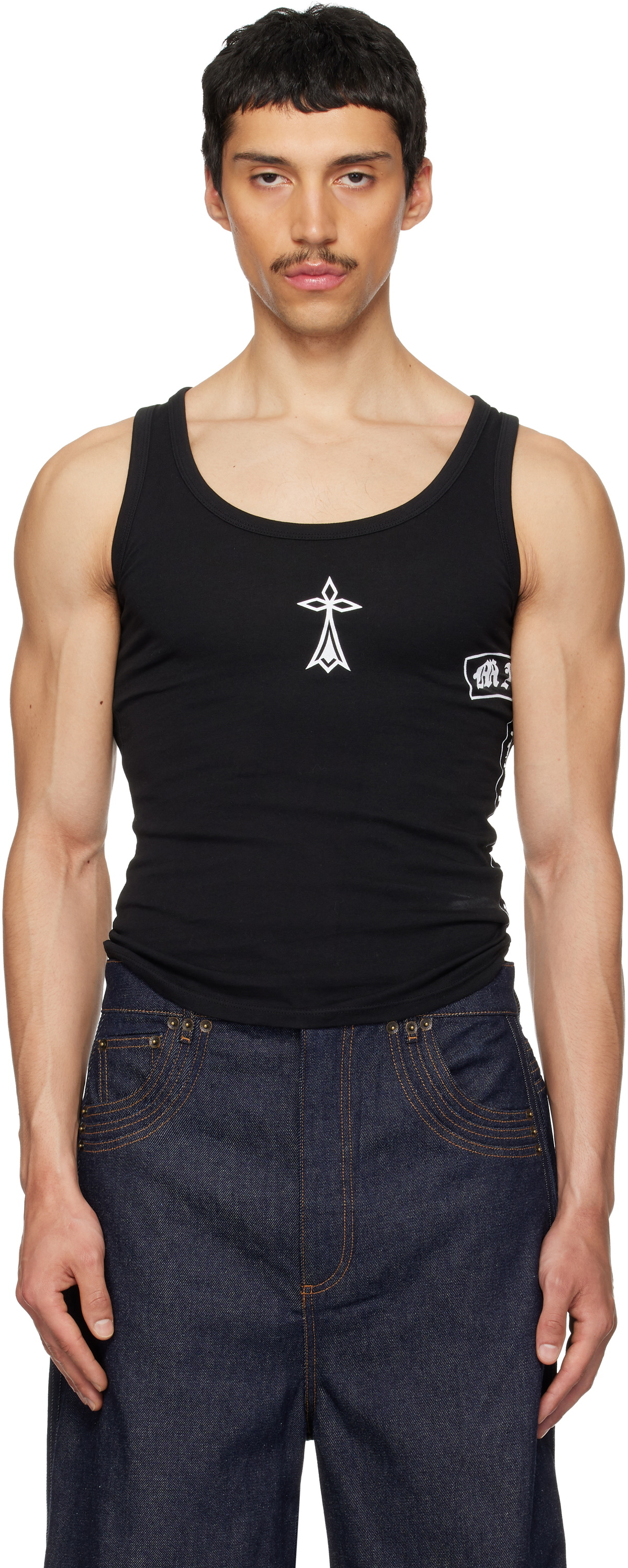 EGONlab Black Breizh Tank Top