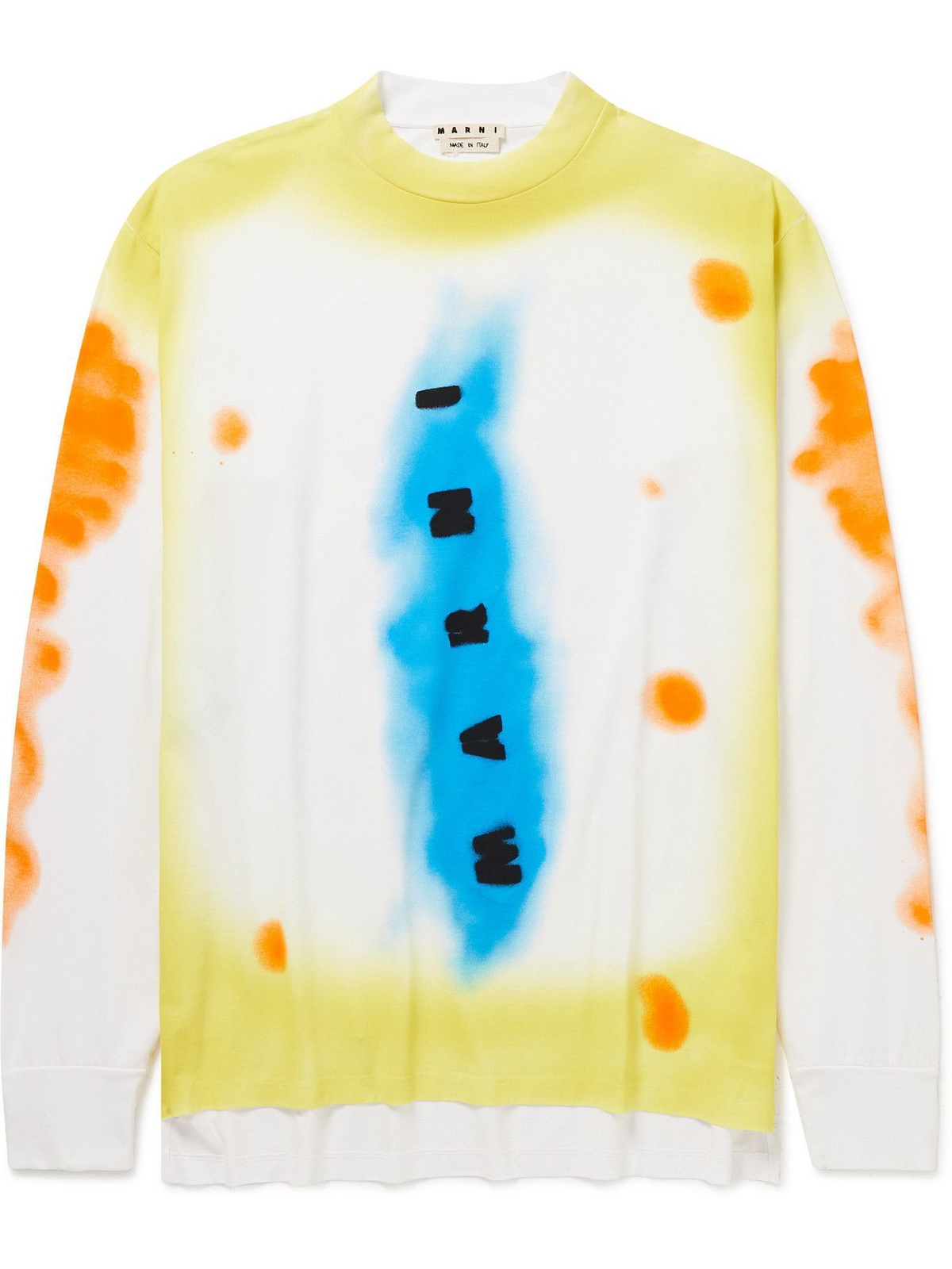 MARNI Logo-Print Cotton-Jersey T-Shirt for Men