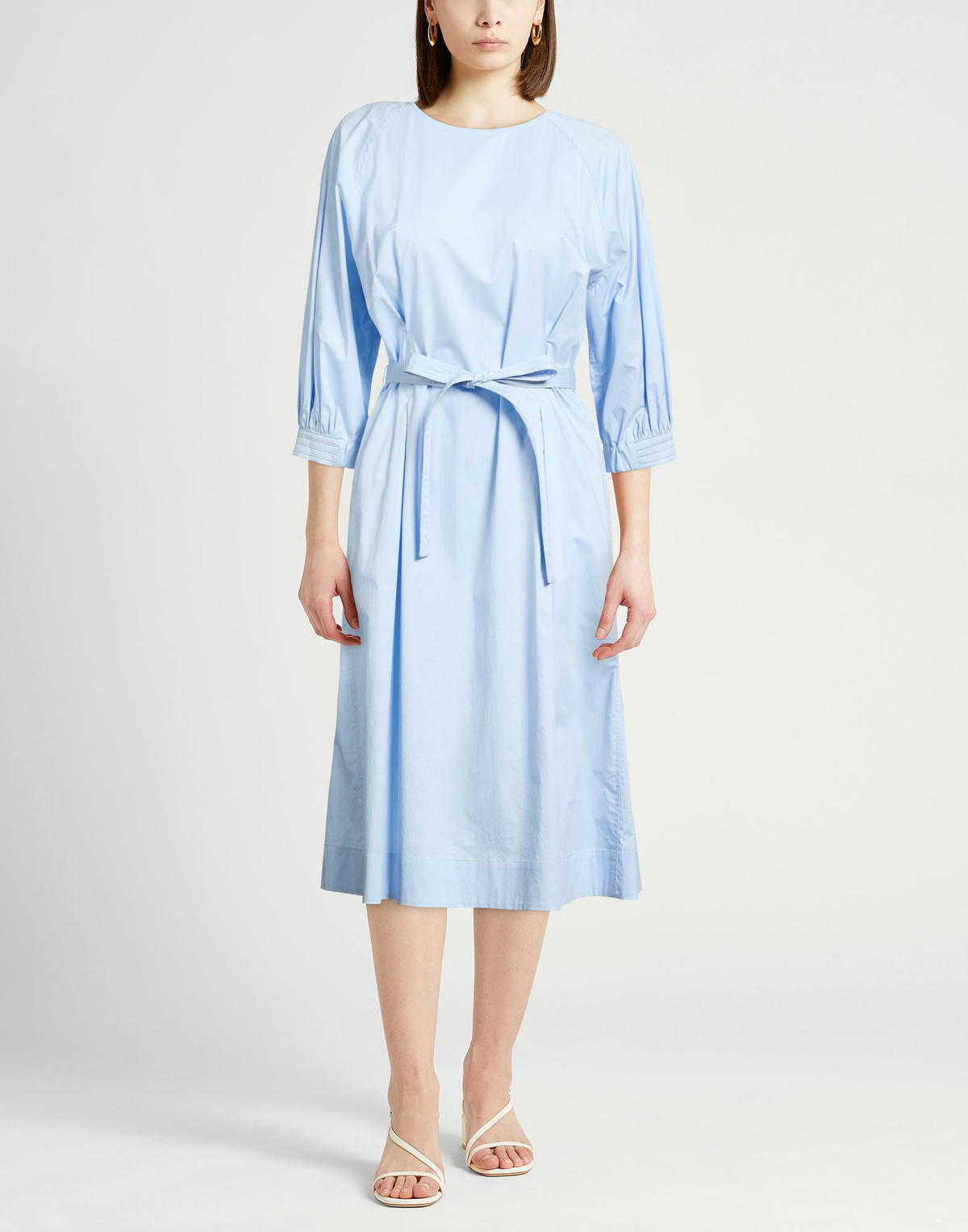 Peserico Womens Midi dress Sky in Blue