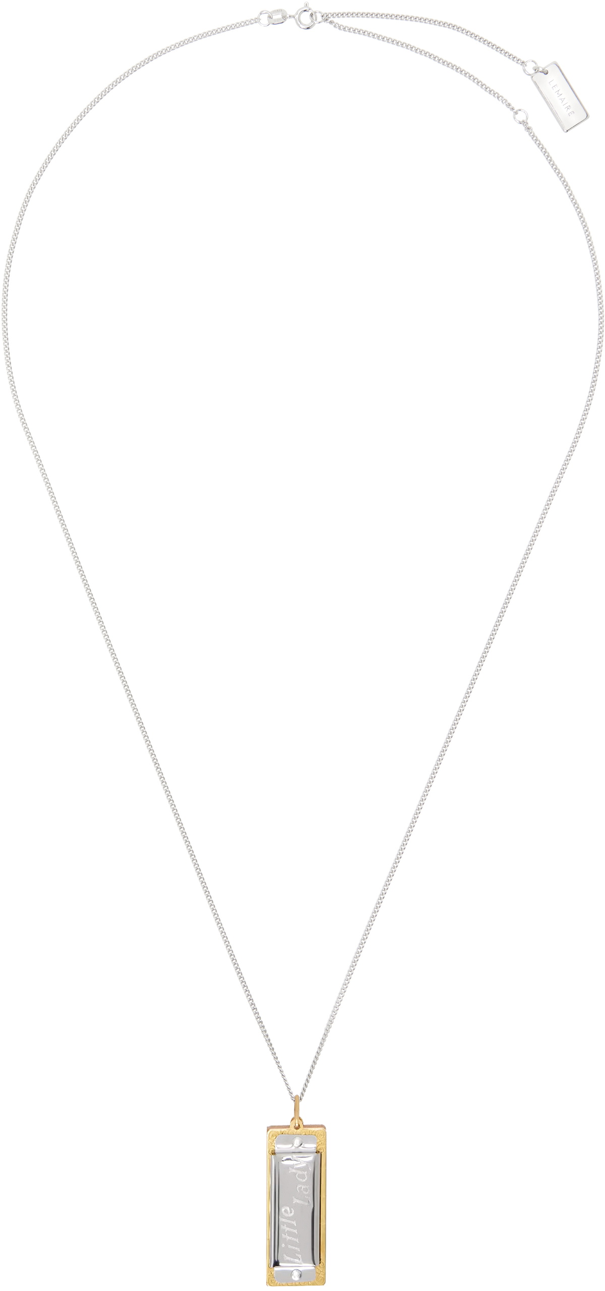 LEMAIRE Silver & Gold HOHNER Edition Harmonica Necklace