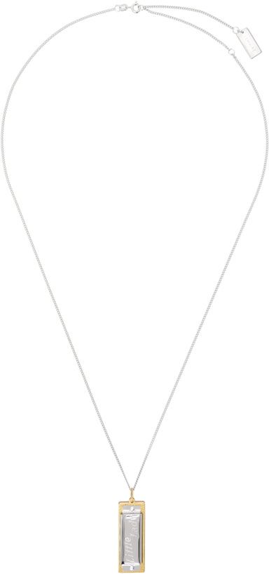 Photo: LEMAIRE Silver & Gold HOHNER Edition Harmonica Necklace