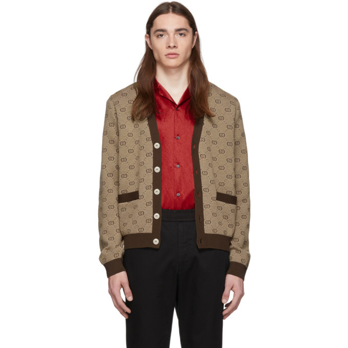 Photo: Gucci Brown GG Cardigan