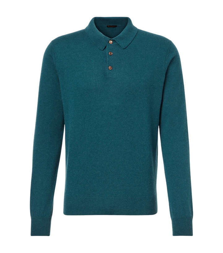 Photo: Rubinacci Cashmere polo sweater