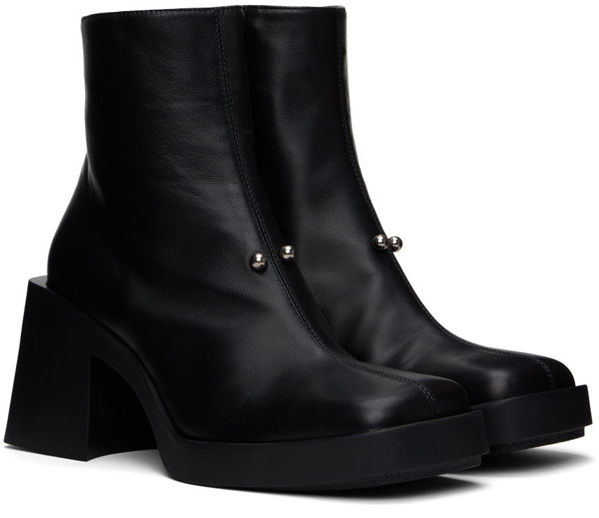 Justine Clenquet Black Raya Boots