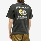 Human Made Men's Tiger Pocket T-Shirt in Black
