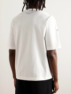 Burberry - Logo-Print Cotton-Blend T-Shirt - White