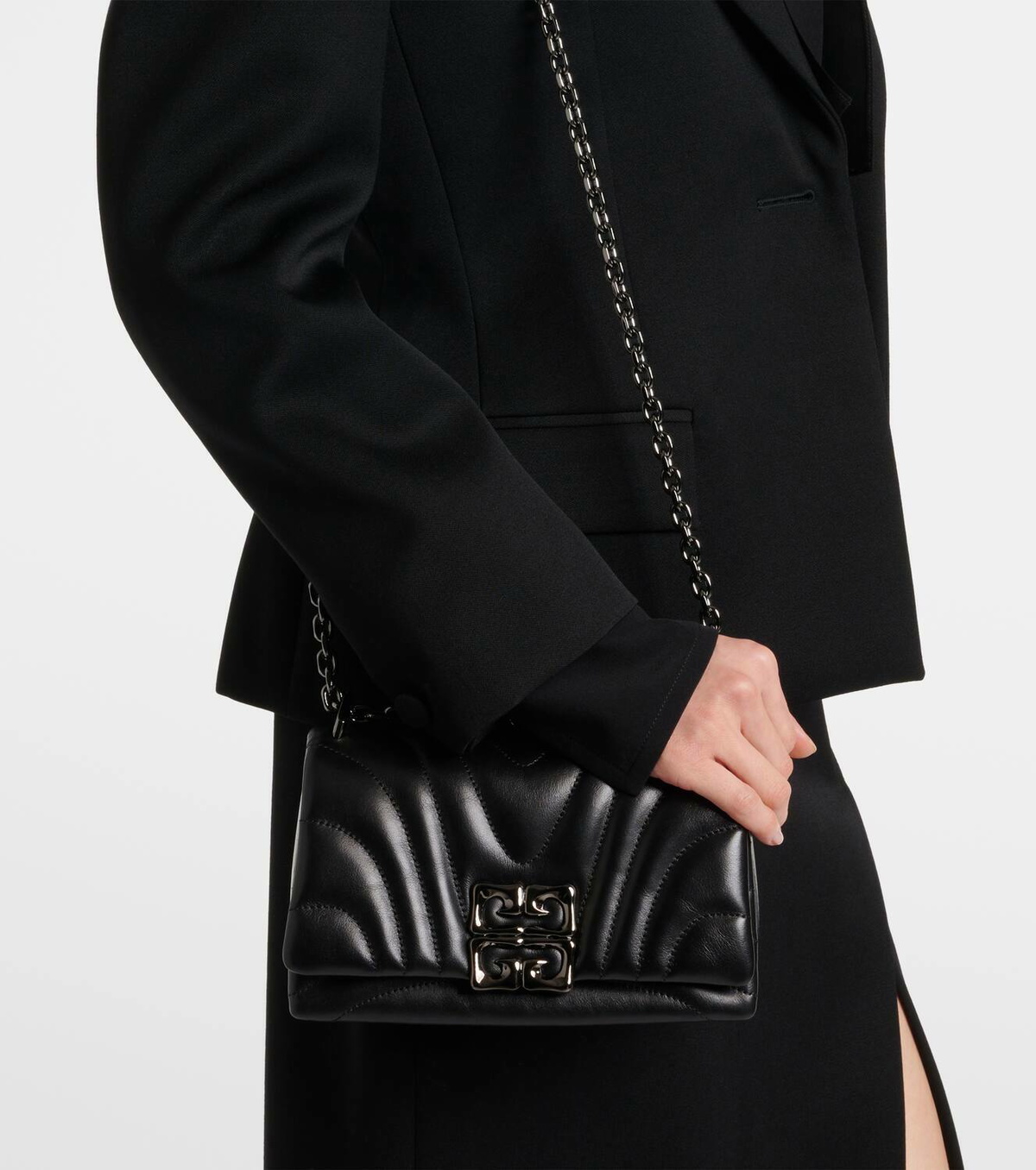 Givenchy 4G Soft Small matelassé leather crossbody bag