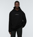 Maison Margiela - Upside down logo hooded sweatshirt