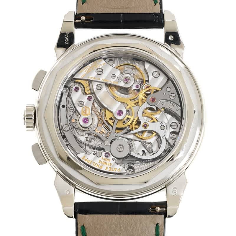 Patek Philippe Grand Complications Perpetual Chronograph Hand Wind Green Dial Mens Watch 5270P-014