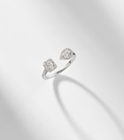 Messika My Twin 18kt white gold ring with diamonds