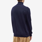 Polo Ralph Lauren Men's Lambswool Half Zip Knit in Hunter Navy