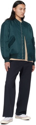 A.P.C. Blue Logan Bomber Jacket