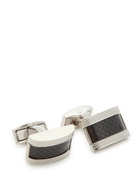 Tateossian Textured Palladium-plated Cufflinks - Silver - One Size