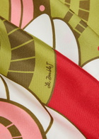 LA Double J Swing Printed Silk Mini Dress Multicoloured