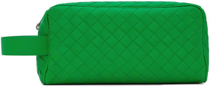 Photo: Bottega Veneta Green Travel Pouch